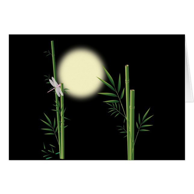 Bambou et libellule (Devant horizontal)