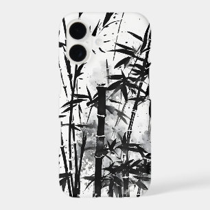 Bambou - Fleurs à l'aquarelle