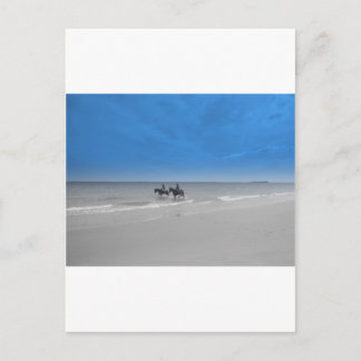 bamburgh beach postcard