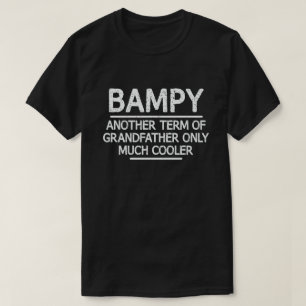 Bampy Definition Funny Meaning Cool Grandpa Gift  T-Shirt