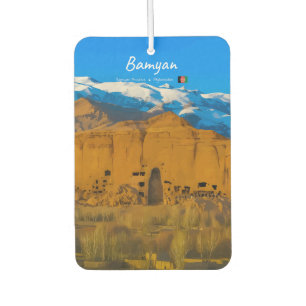 Bamyan, Afghanistan - Buddha Cliff Valley Air Freshener