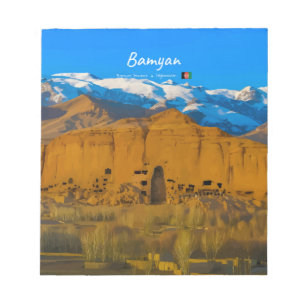 Bamyan, Afghanistan - Buddha Cliff Valley Notepad