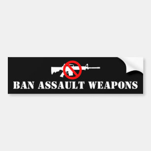 Ban Assault Rifles Not Books Sticker