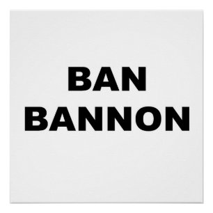 Ban Bannon Poster