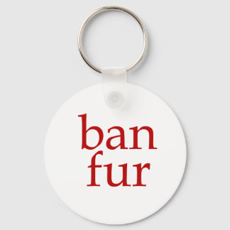 Ban Fur Keychain
