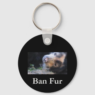 Ban Fur Keychain
