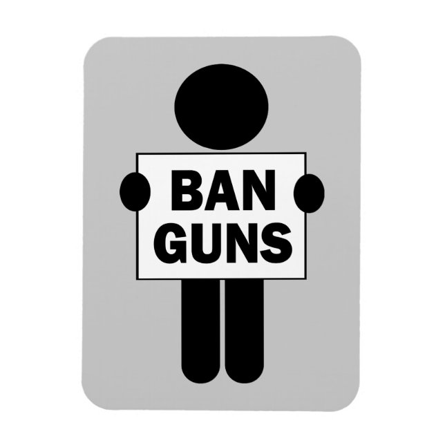 Ban Guns Magnet (Vertical)