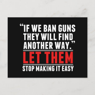 Ban Guns - Support Gun Reform Postcard