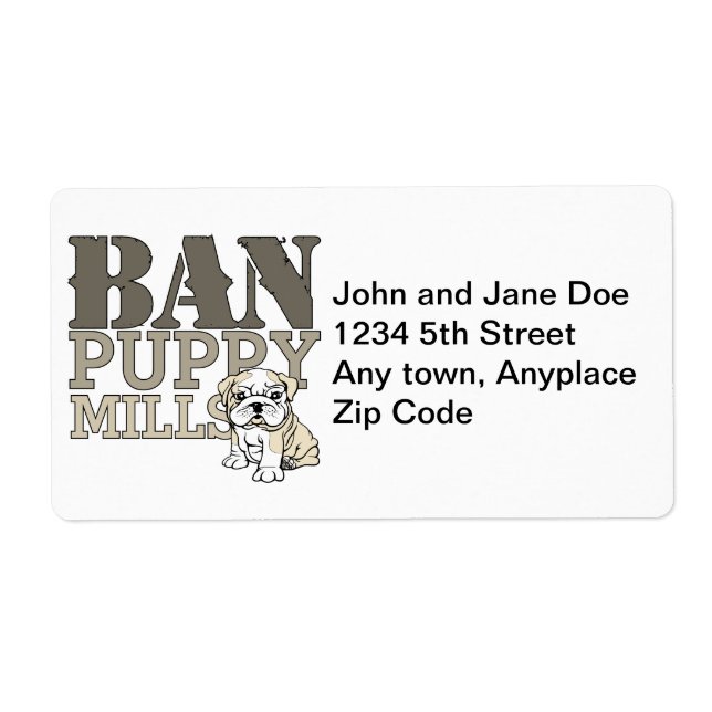 Ban Puppy Mills (Front)
