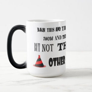 Ban the bonker jokes laughs and complaints message magic mug
