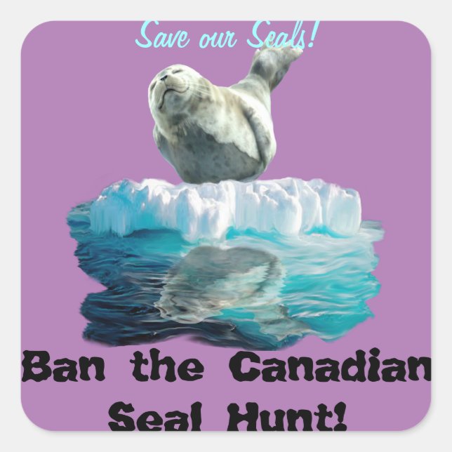 Ban the Canadian Seal Hunt Wildlife Support (Front)