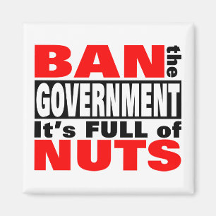 Ban The GOVERNMENT Magnet