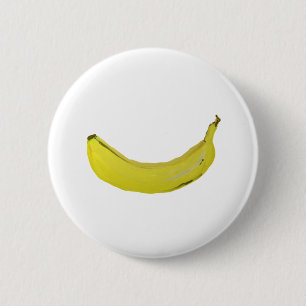 banana 2 inch round button