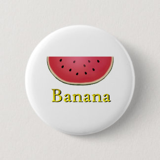 Banana 2 Inch Round Button