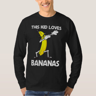 Banana Art For Kids Boys Berry Fruit Smoothie T-Shirt
