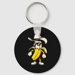 Banana Art For Men Women Kids Yellow Fruit Lovers  Keychain