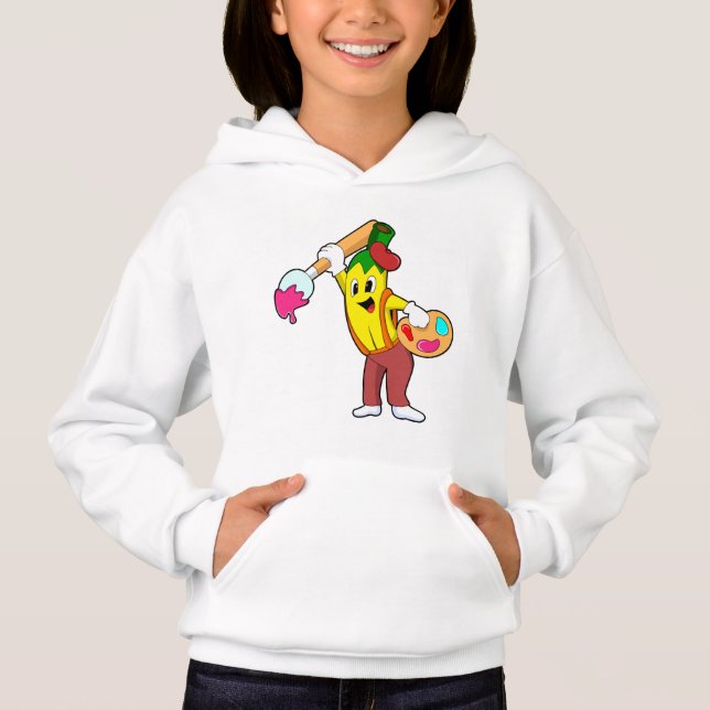 Banana as Painter with Paint brush (Front)