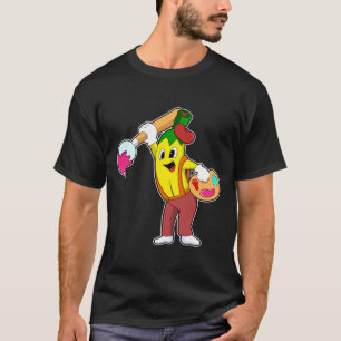 Banana as Painter with Paint brush T-Shirt