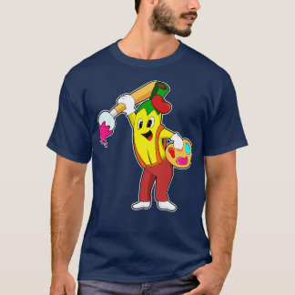 Banana as Painter with Paint brush T-Shirt