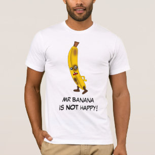 Banana: Bad Fruit Gang with Customizable Slogan T-Shirt