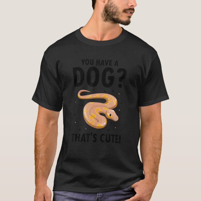 Banana Ball Python and Noodle Reptile Designs 24 T-Shirt (Front)