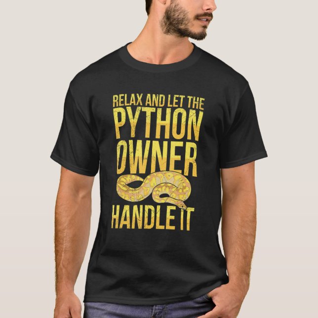 Banana Ball Python for a Banana ball python breede T-Shirt (Front)