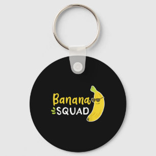 Banana Banana Lover Fruit Summer Vacation Keychain