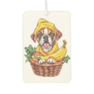 Banana Boxer � Funny Fruit Dog Air Freshener
