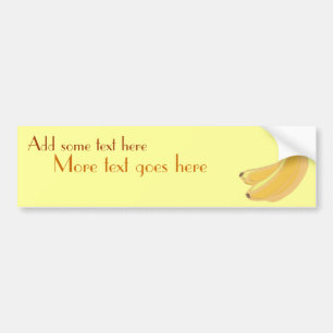 Banana Bumper Sticker