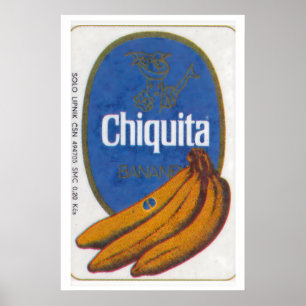 Banana Bunch - Matchbox Print - Aesthetic Wall Art