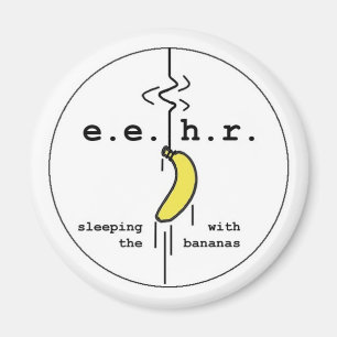 Banana Bungee Jump Magnet