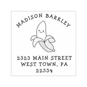 Banana Cartoon Kids Self-inking Stamp