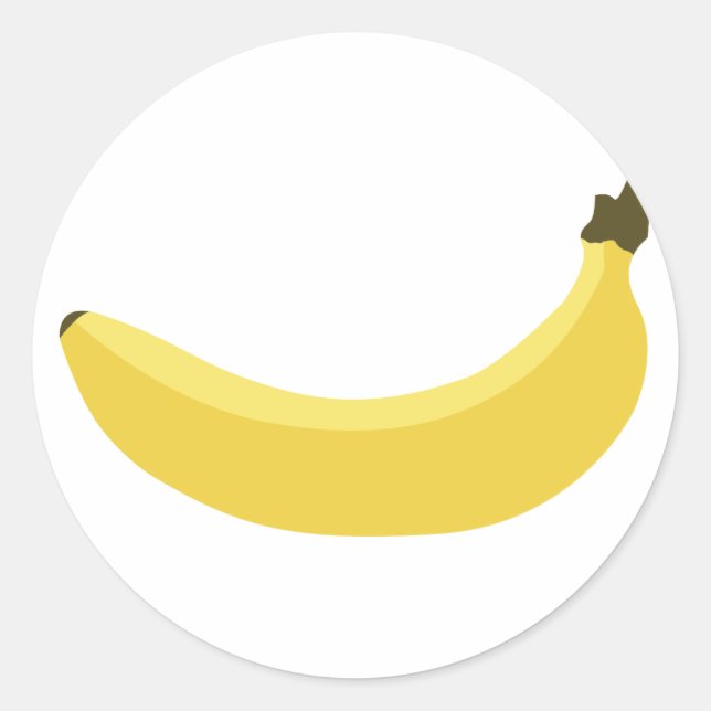 Banana Classic Round Sticker (Front)