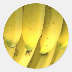 Banana Classic Round Sticker