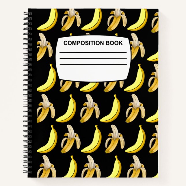 Banana composition notebook wide ruled (Front)