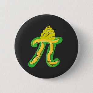 Banana Cream Pie Pi Day  2 Inch Round Button