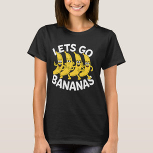 Banana Dancing Monkey Business Potassium Fruit Hum T-Shirt