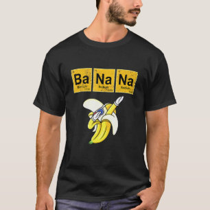 Banana Elemental Square Chemistry Science Teacher T-Shirt