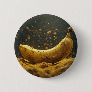 Banana Elevation from the Ground 2 Inch Round Button