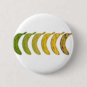 Banana Evolution 2 Inch Round Button