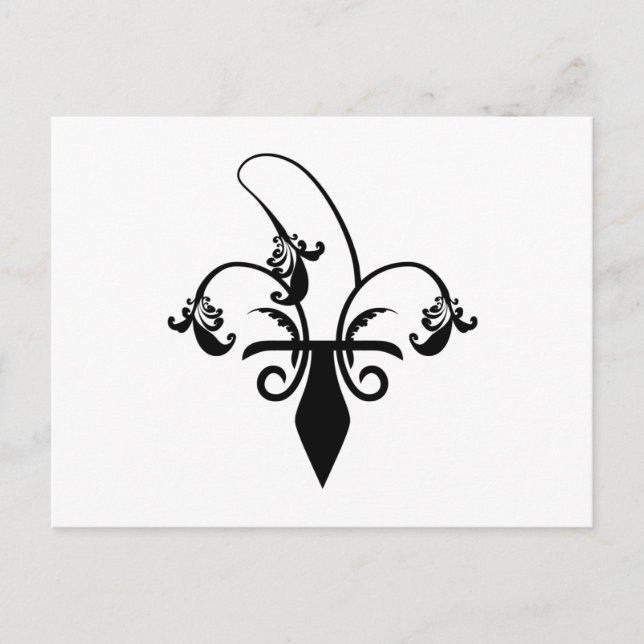 banana fleur de lis postcard (Front)
