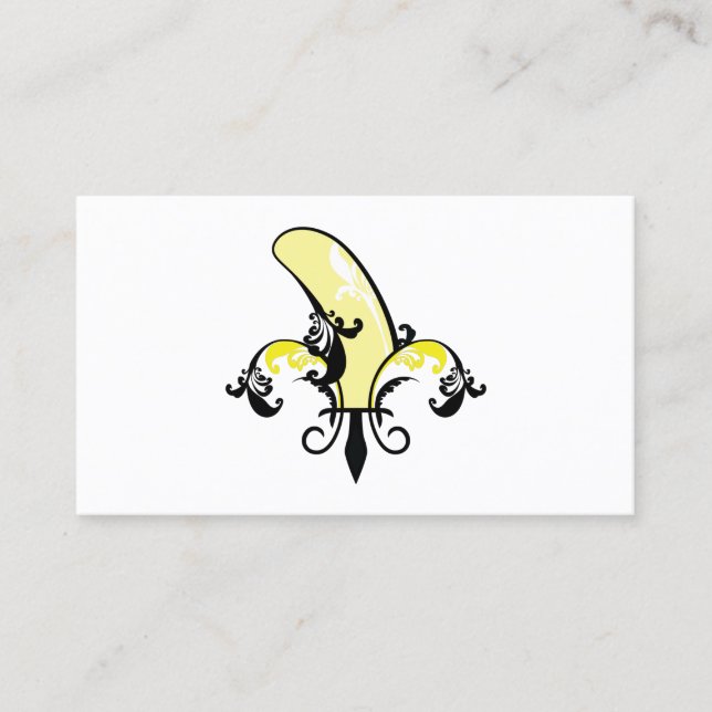 banana flourish punch card (Front)