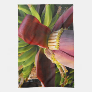 Banana Flower Kitchen Towel