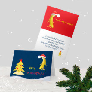 Banana for Christmas Holiday Card
