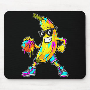 Banana Funny Basketball Drip Kids Youth Boys Girls Mouse Pad