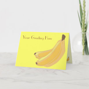Banana Greeting Card