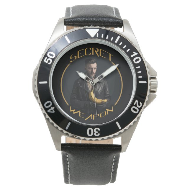 Banana: his secret weapon watch (Front)