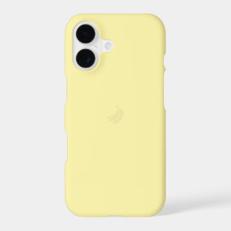 BANANA iPhone Case Pastel Yellow