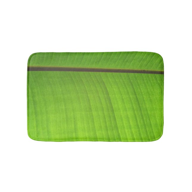 Banana Leaf Close-Up Bath Mat (Front)
