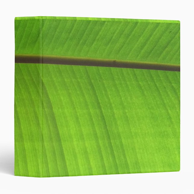 Banana Leaf Close-Up Binder (Front/Spine)